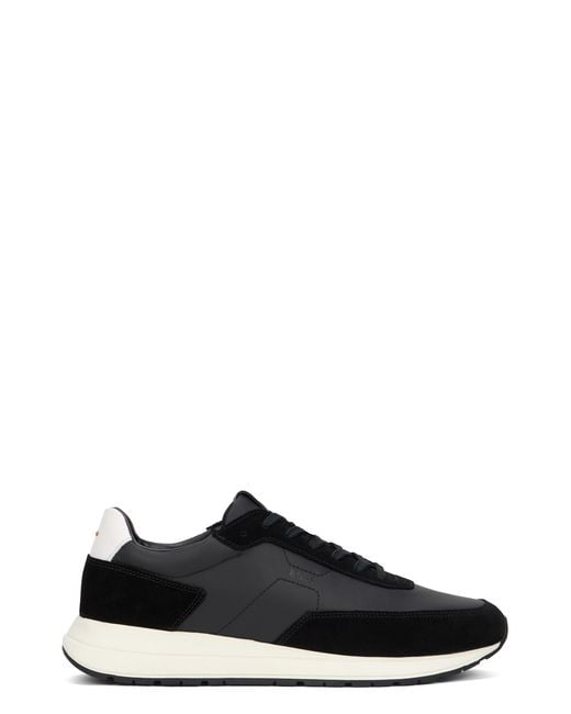 Boss Black Sneakers Vinston Cow Hide Trainers for men