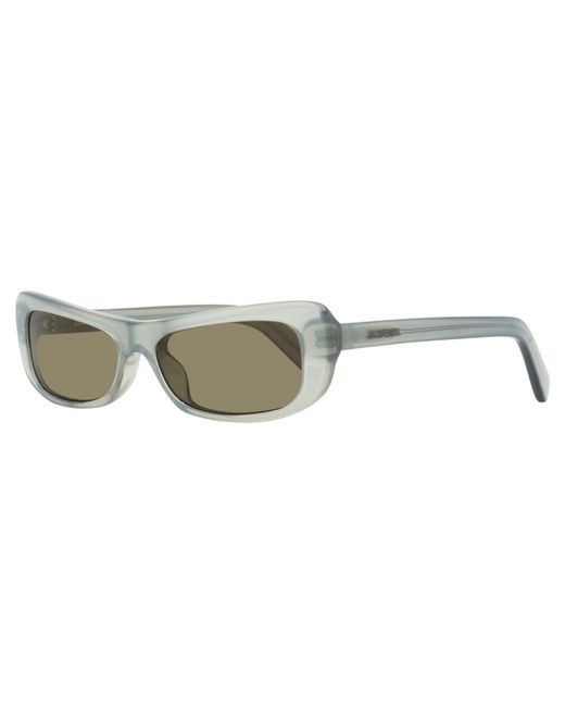 Jacquemus Black Capri Rectangular Sunglasses Jac55S 006 55Mm Plastic (Acetate)
