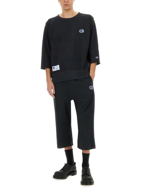 Undercover Black Champion X T-Shirt Cotton T-Shirts