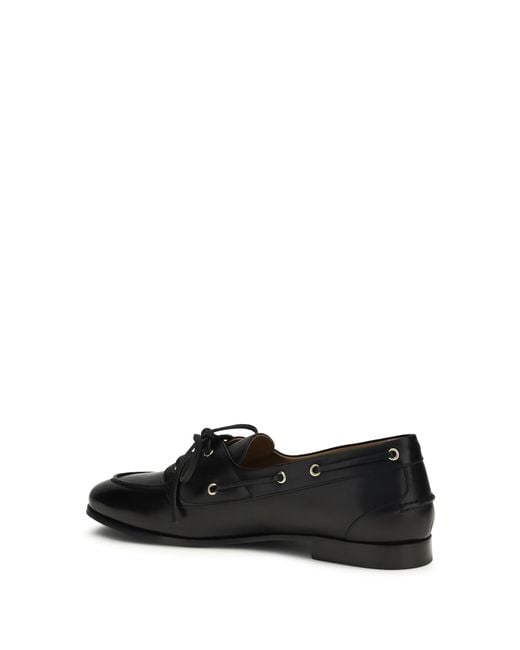 Bally White Plume Leather Loafers Buffalo for men
