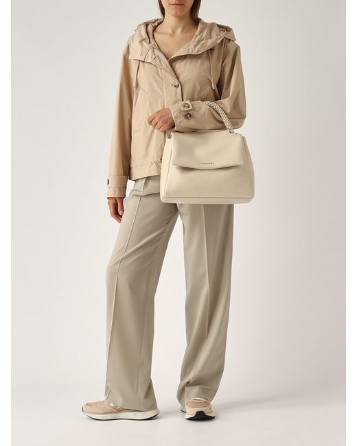 Woolrich Summer Short Parka Shorts in Natural | Lyst