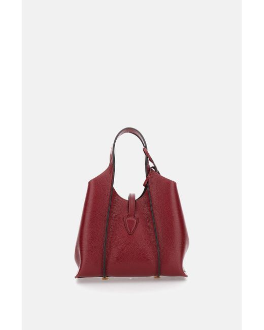 Tod's Red Tsb Small Shopping Bag