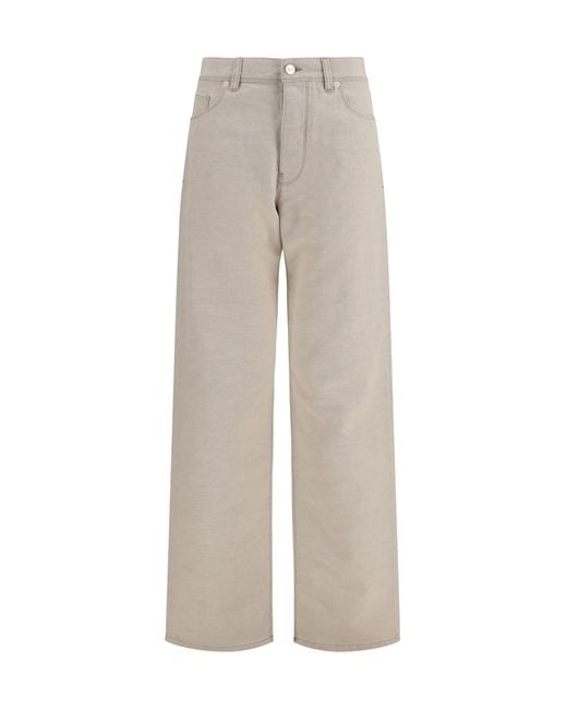Fendi Gray Selleria Jeans Cotton; Linen