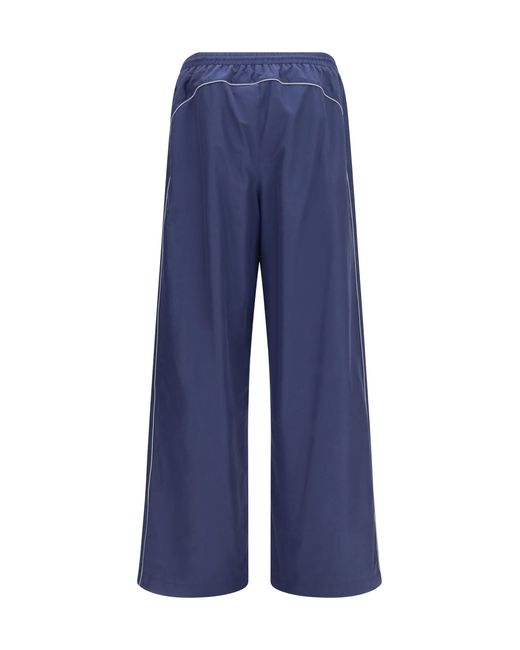 Balenciaga Blue Bodys Tracksuit Pants Cotton; Polyamide for men
