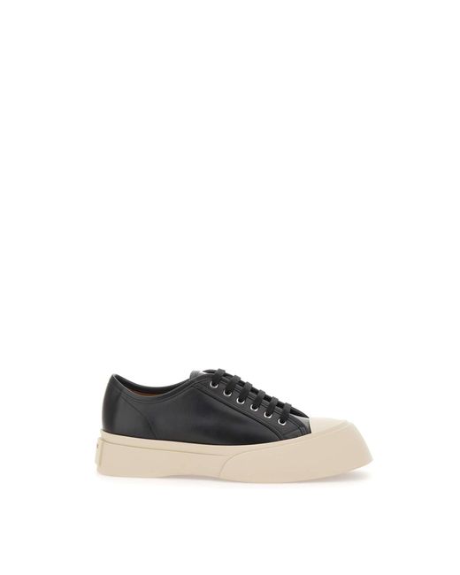 Marni White Pablo Leather Sneakers for men
