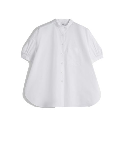 Aspesi White Shirt With Short Sleeves