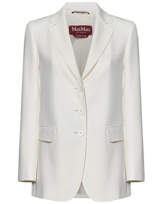 Max Mara White Maxmara Studio Suit
