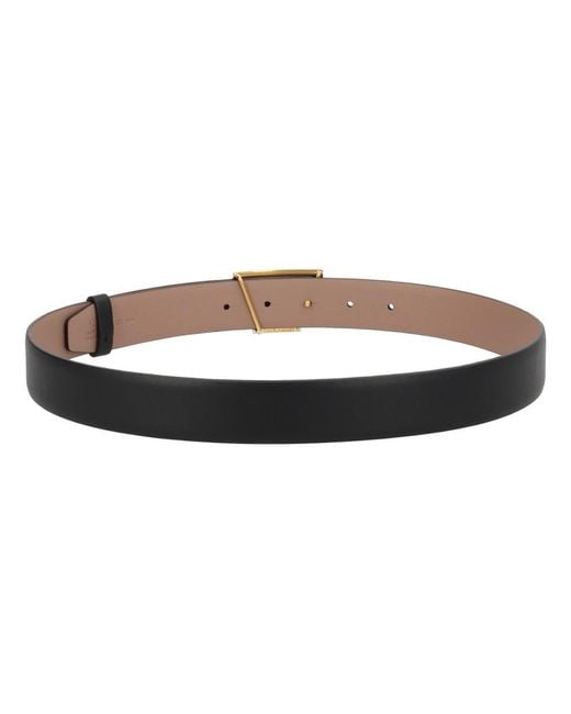 Tod's Brown Leather Belt T Timeless Reversible Calfskin