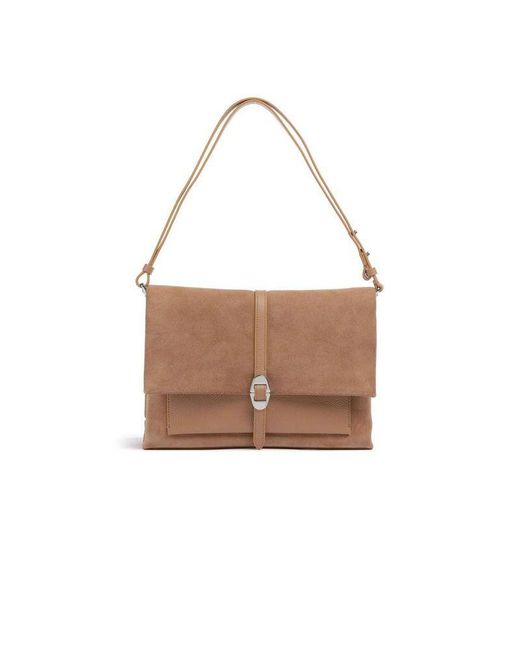 Coccinelle Natural Shoulder Bag Cowhide Shoulder-Bags