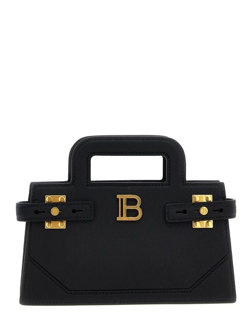 Balmain Black Mini B-Buzz Handbag