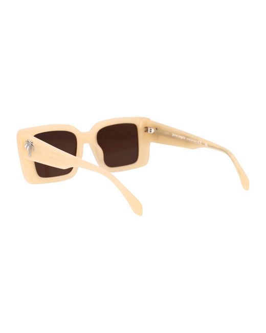 Palm Angels Brown Sunglasses