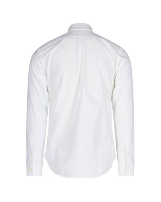Polo Ralph Lauren White Oxford Logo Shirt for men