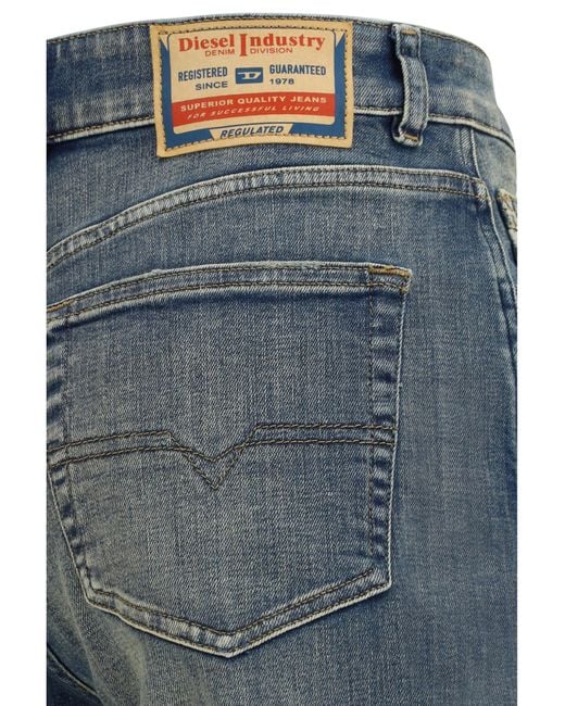 DIESEL Blue 1971 D-Sent Regular Jeans Cotton; Elastane