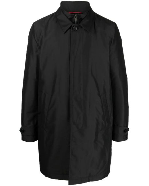 Fay Black Morning Coat Waterproof Coat for men