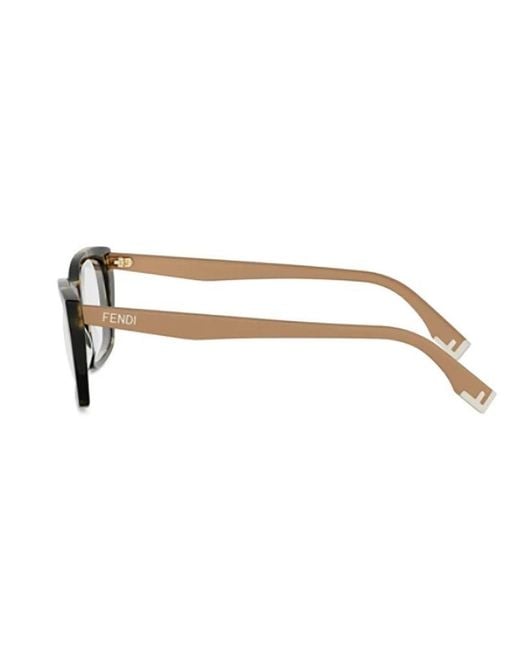 Fendi Brown Optical Frames Acetate Eyewear Optical-Frames
