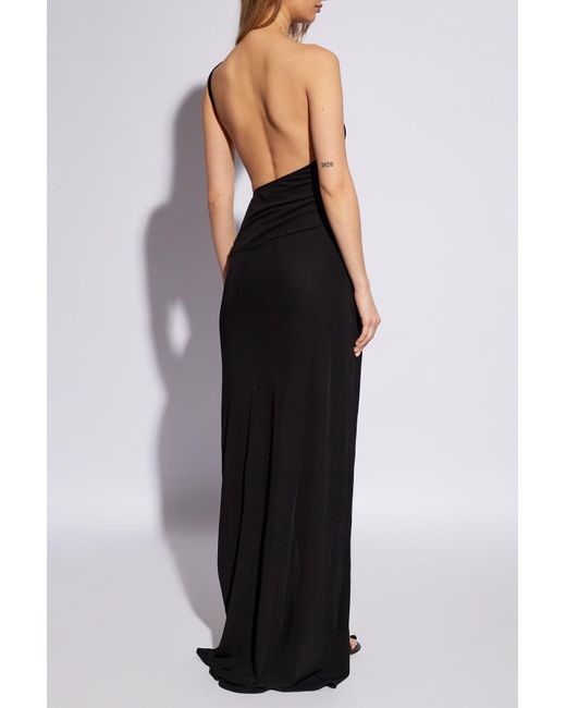 DSquared² Black One-Shoulder Dress