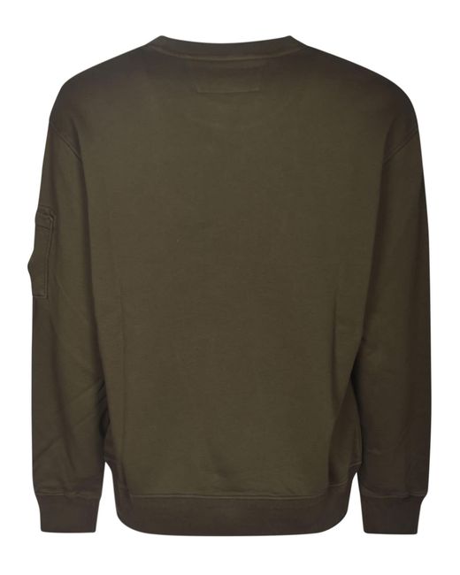 C P Company Green Logo Sweatshirt for men