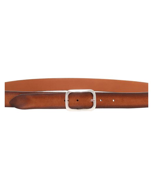 Orciani Brown Leather Belt for men