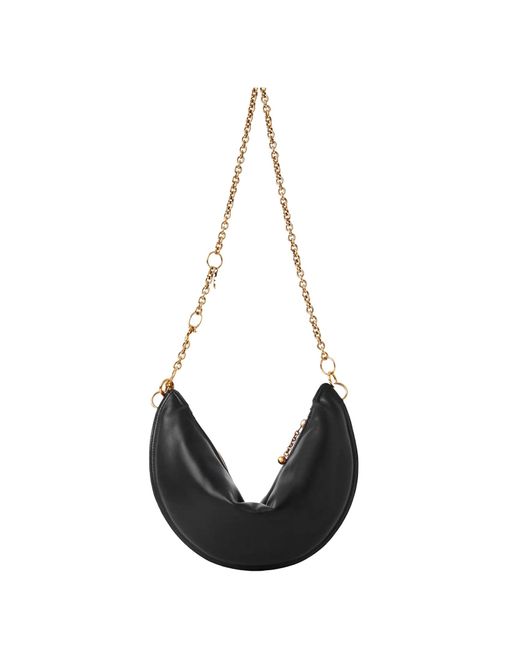 Chloé Black Chloé Icons Shoulder Bag In Soft Leather