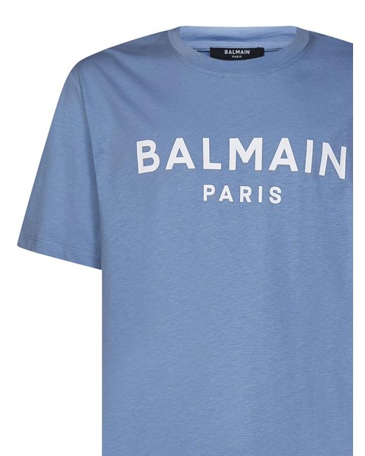 Balmain Blue T-Shirt for men