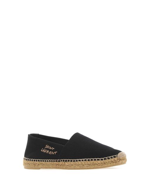 Saint Laurent White Canvas Espadrilles for men