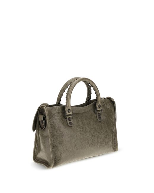 Balenciaga Metallic Handbag Le City Lambskin Handbags