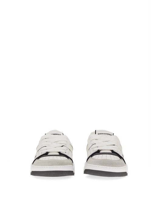 DSquared² White Sneaker With Logo