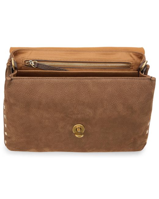 Zanellato Brown Leather Postina Bag