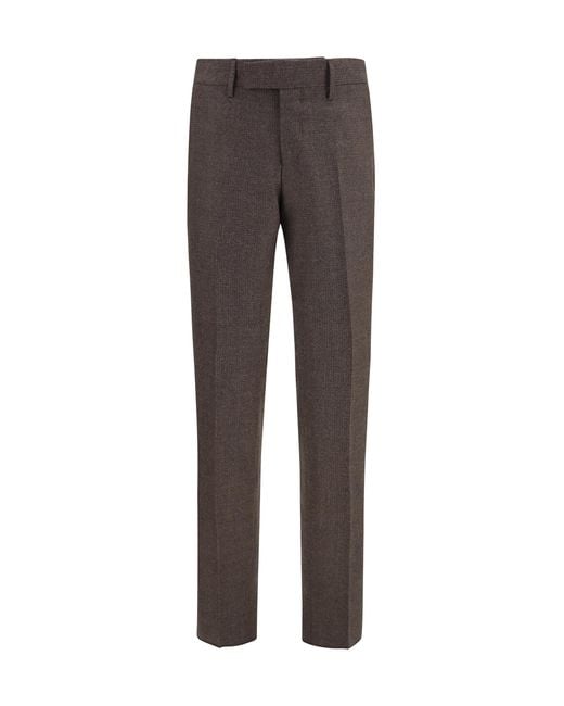 Lardini Gray Tailored Viscose Pants for men