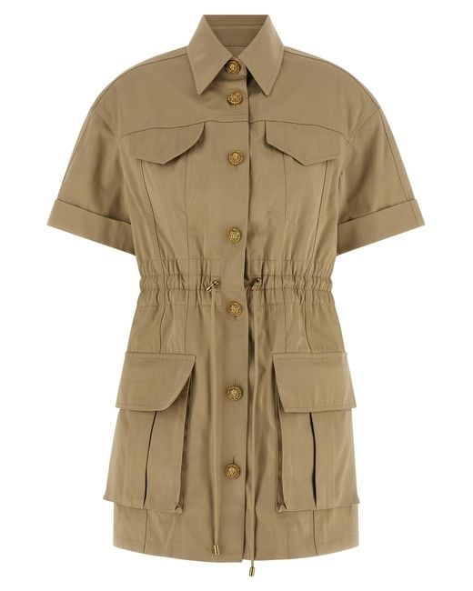 Balmain Green Saharan Dress