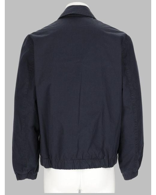 A.P.C. Blue Jacket William Cotton Organic for men