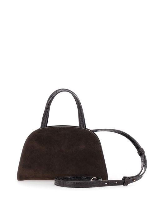 Tory Burch Black Tote Bag Romy Leather Calf