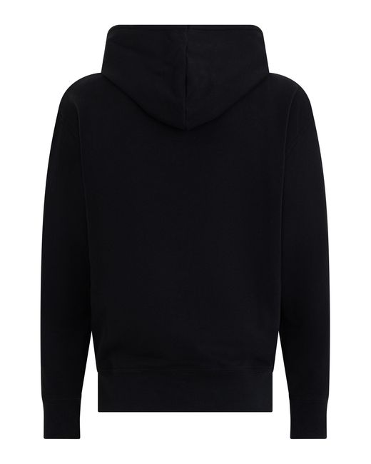 Boss Black Hooded Sweatshirt Cotton Jumpers for men