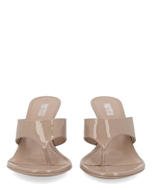 Paris Texas Natural Mules Lidia Calf Leather