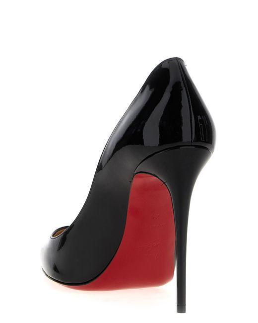Black louboutin court shoes sale