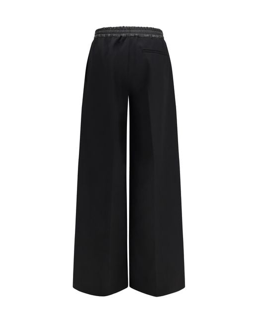 Alaïa Black Trousers Virgin Wool