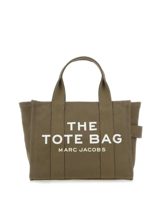 Marc Jacobs Green Mud Canvas Mini The Tote Bag Handbag