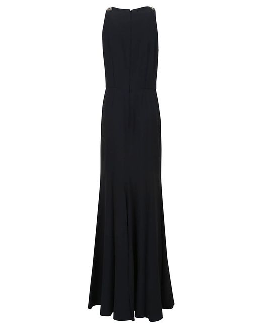 Alexander McQueen Black Evening Dress