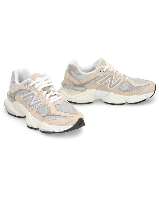 New Balance White Sneakers 9060 Polyester Trainers