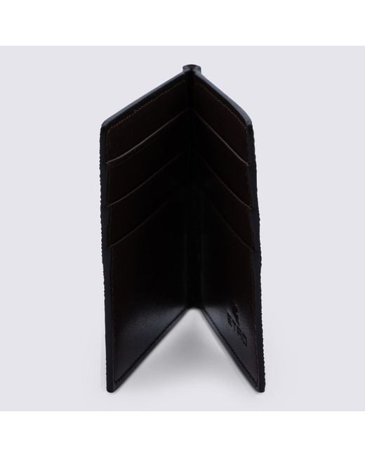 Etro Brown Wallets Co Po for men