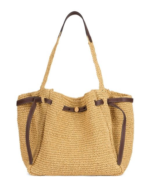Tory Burch Natural Tote Bag Romi Raffia