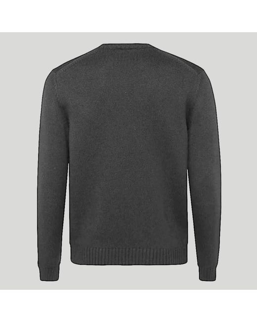 Zanone Gray Wool Sweater for men