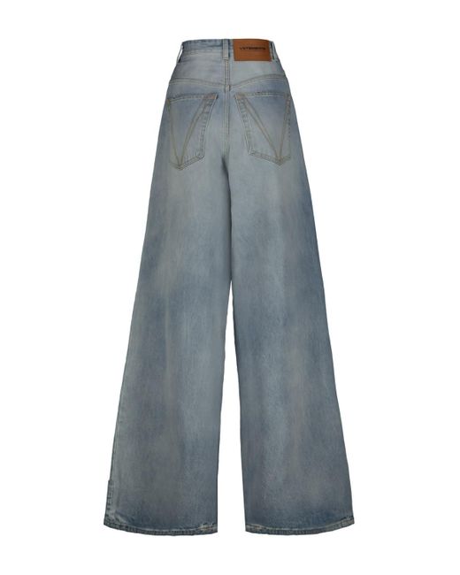 Vetements Blue Big Shape Jeans