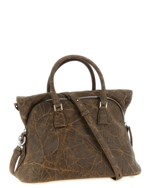 Maison Margiela Brown '5Ac Soft' Medium Shoulder Bag