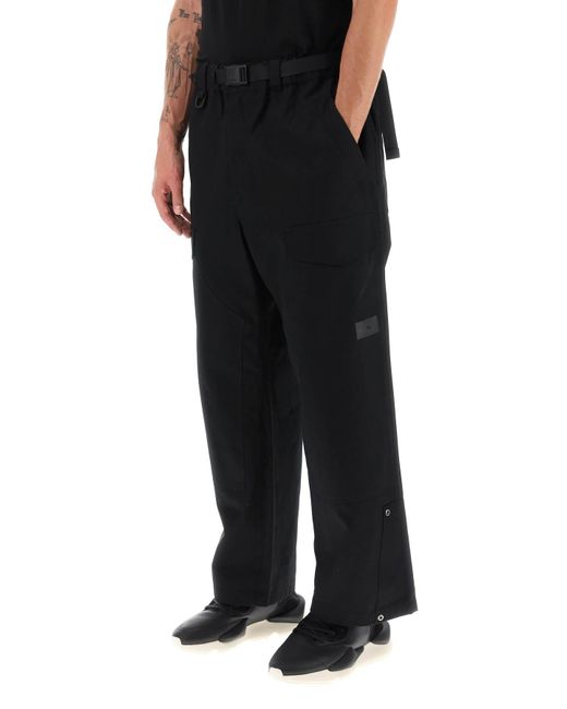 Y-3 Black Trousers With Straight Legs for men