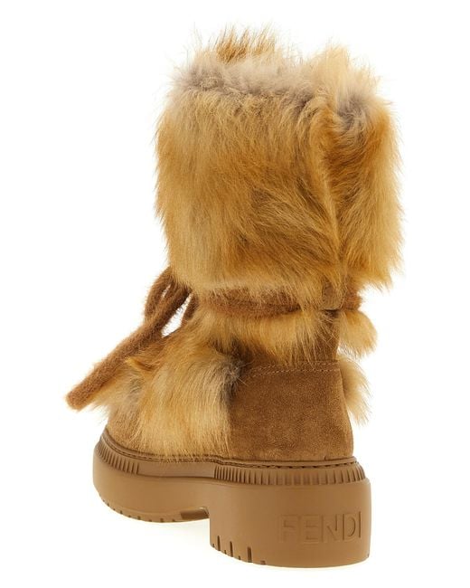 Fendi Brown Winter Boots