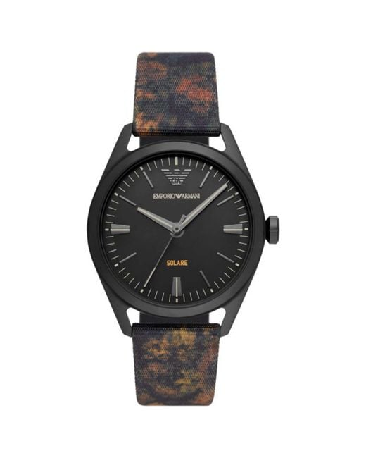 Emporio Armani Black Emporio Armani Solar Classic Watch for men
