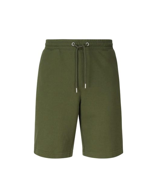 Sun 68 Green Bermuda Sweatpants for men