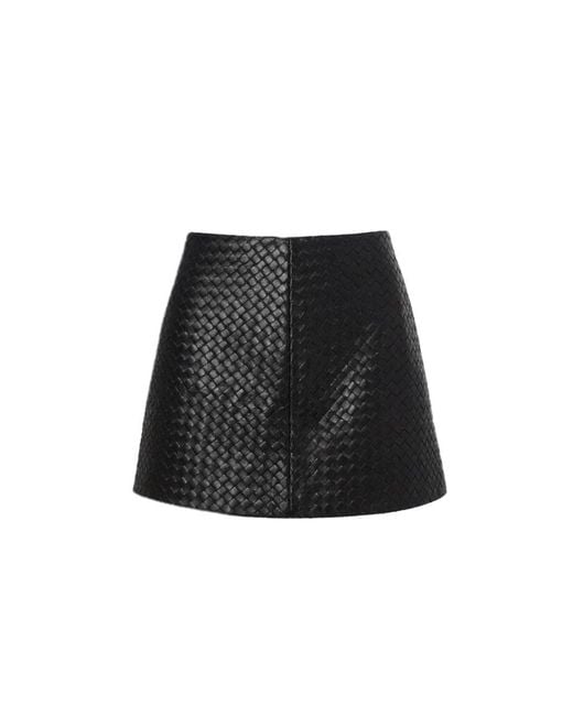 Manokhi Gray Skirt Lambskin