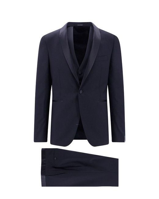 Tagliatore Blue Tuxedo for men